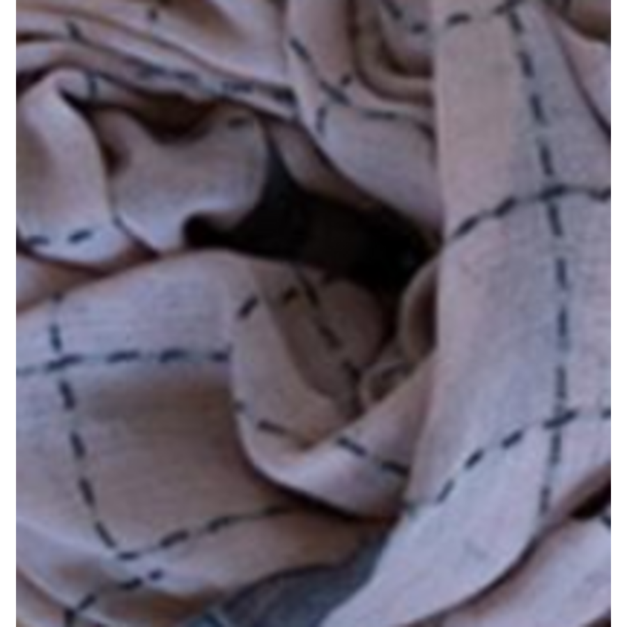 Window Pane Stitched Scarf