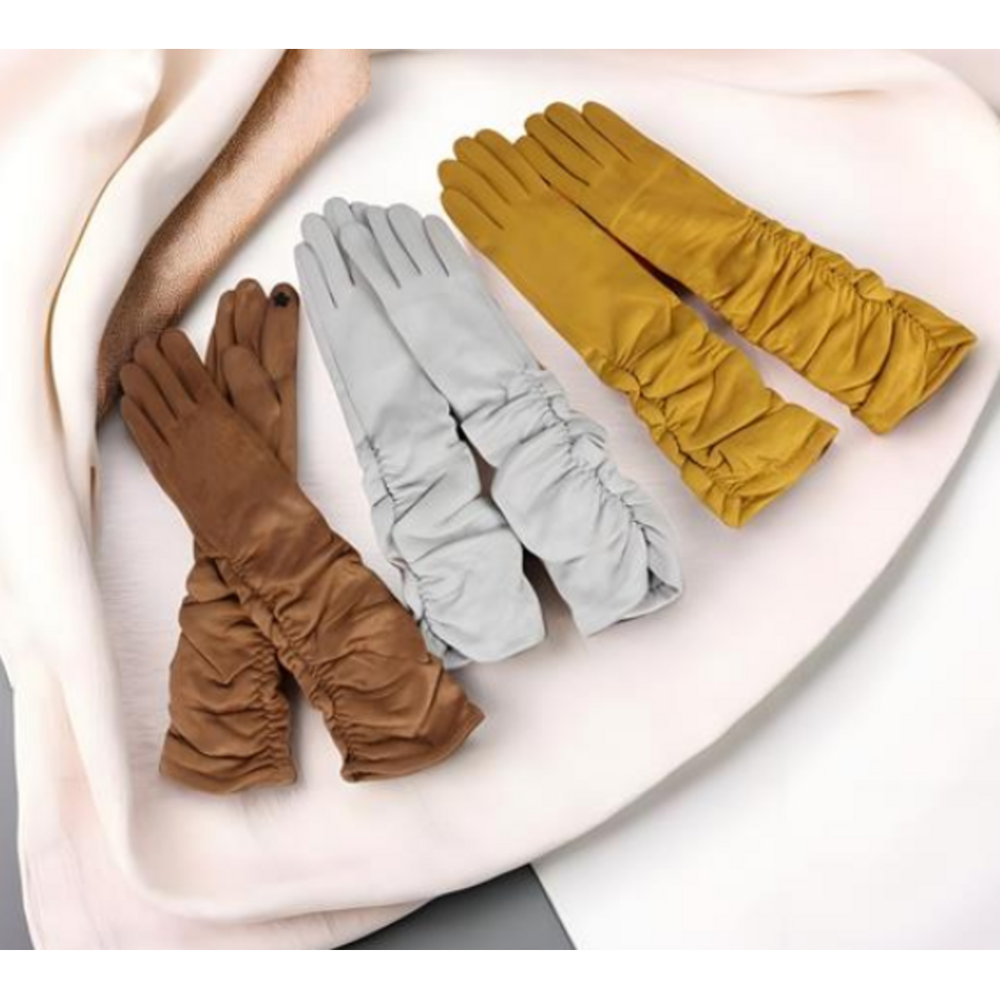 Microsuede Long Gloves