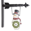 K & K Interiors Inc Glittered Resin Snowman Arrow Replacement