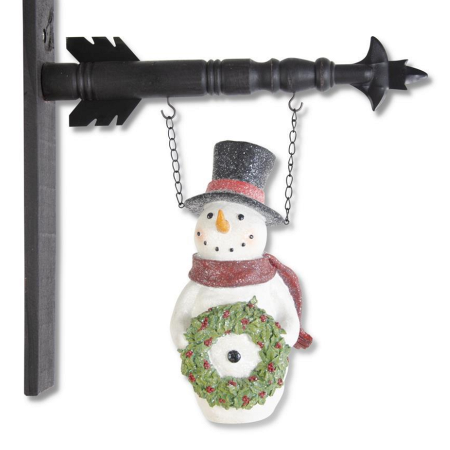 Glittered Resin Snowman Arrow Replacement