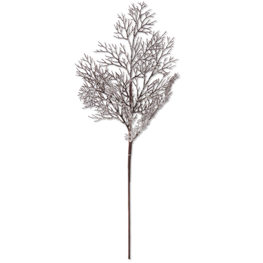 35" Icy Brown Twig Branch