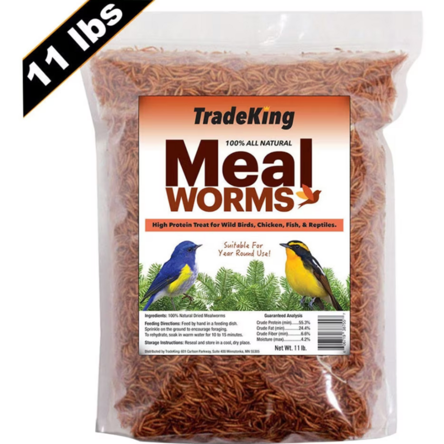 Dried Mealworms 11 lbs.