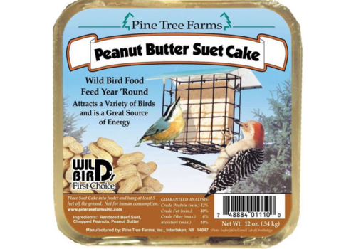  Bradley Caldwell, Inc Pine tree farms Peanut Butter Suet Cake 12 oz. 