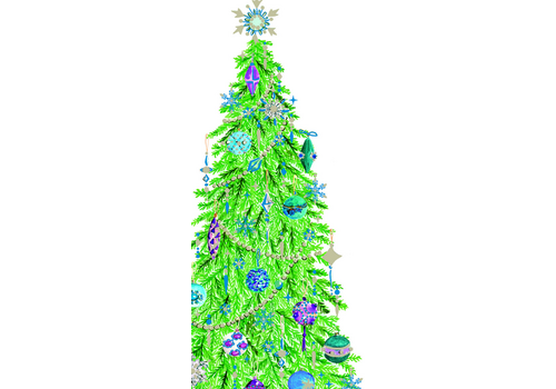  Allegro Pnterly Tree Boxed Cards 