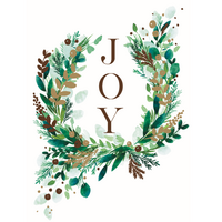 JOY Wreath Boxed Cards