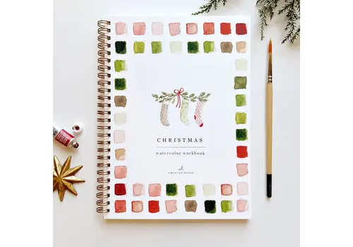  emily lex studio Christmas Watercolor Workbook 
