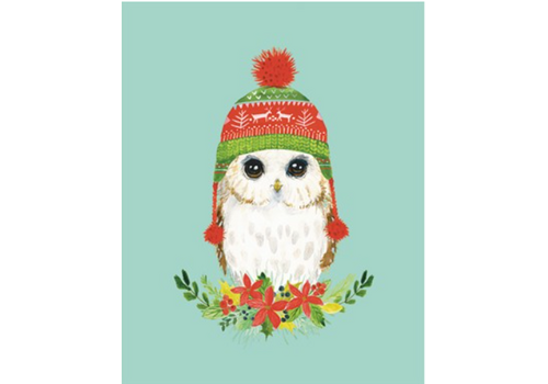  Owl in Beanie Boxed Cards 