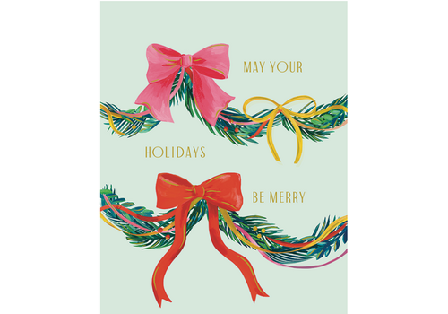  Garland & Bows Boxed Cards 