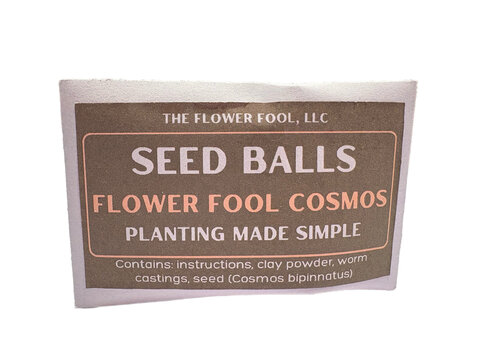  The Flower Fool Cosmos Seed Packet 