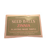 The Flower Fool Zinnia Seed Packet