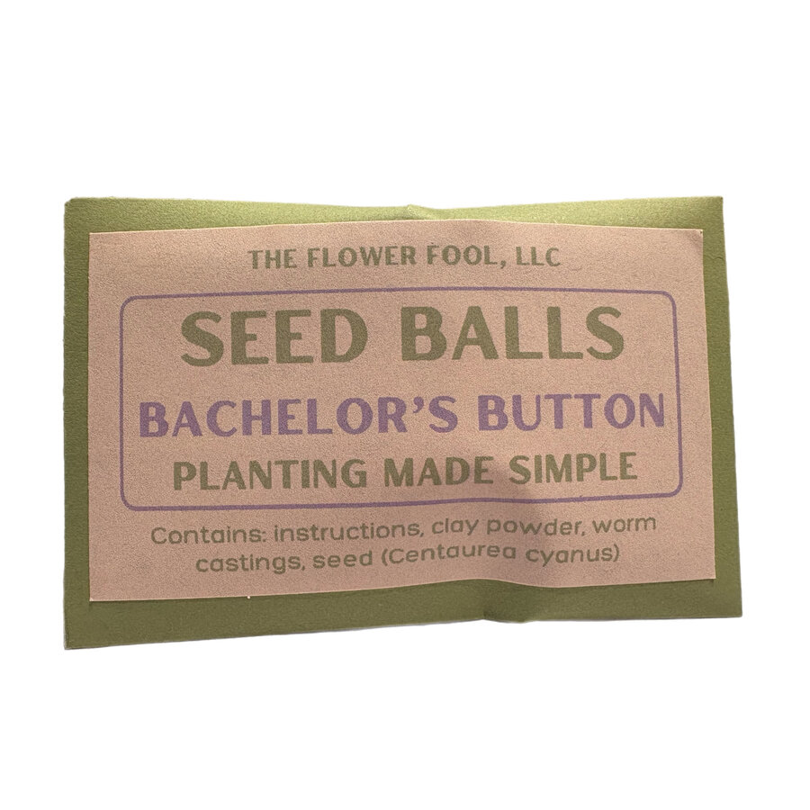 Bachelor's Button Seed Packet