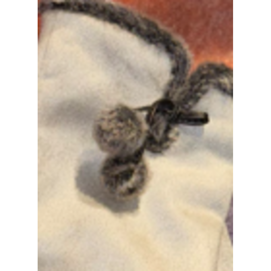 Microsuede Gloves with Braid