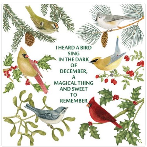  Alice's Cottage Flour Sack Towel I Heard a Bird Sing 