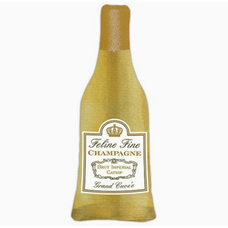 Feline Fine Champagne Catnip Toy