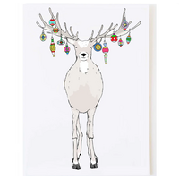 Reindeer with Ornaments Boxed Cards