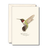 Earth sky water Ruby Throated Hummingbird Boxed Notecards