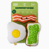 Core Home 3pc Breakfast Pet Plush Squeaker Toys