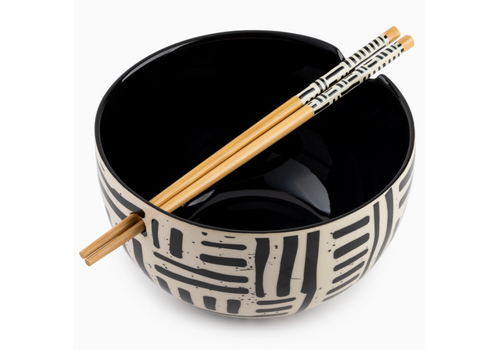  Core Home Ramen Noodle Bowl with Chopsticks 
