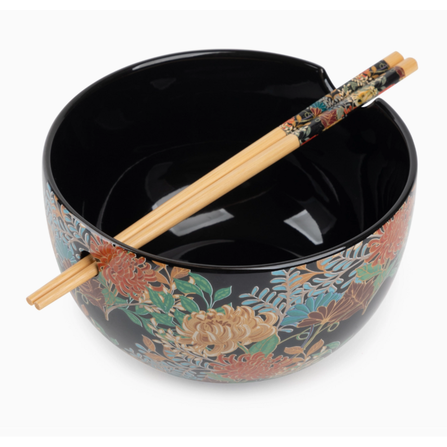 Ramen Noodle Bowl with Chopsticks