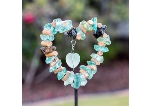  Garden Age Heart Garden Stake 4 ft 