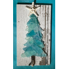 Salty Signs Designs 10" Shabby Plank Seaglass Tree Ocean Mix