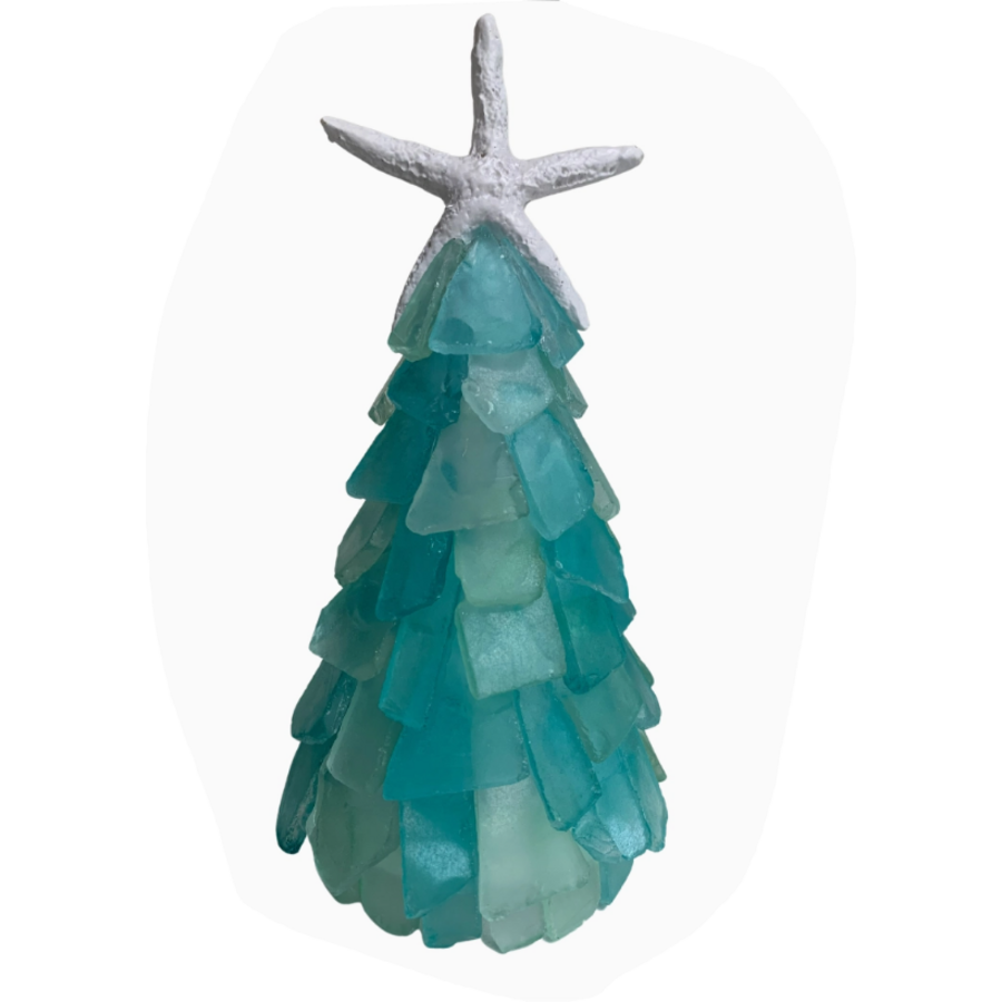 6" Seaglass Tree (no lights)
