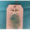 Salty Signs Designs Plank Seaglass Tree Christmas Ornament
