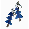 Salty Signs Designs Mini Seaglass Tree Ornament Cobalt Blue