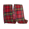 Reliant Ribbon Flannel Brodick Plaid 2.5" Ribbon PER YARD