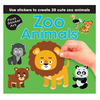 Sourcebooks First Sticker Art: Zoo Animals