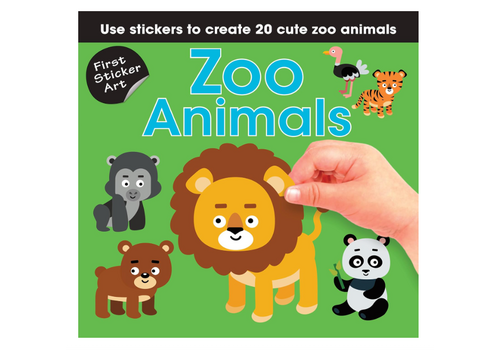  Sourcebooks First Sticker Art: Zoo Animals 
