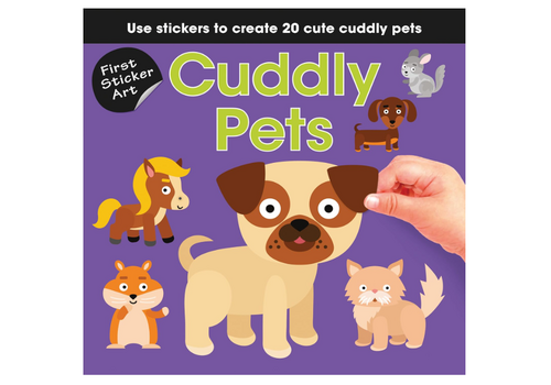  Sourcebooks First Sticker Art: Cuddly Pets 