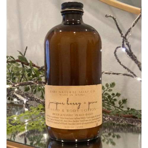 Bare Natural Soap Co Juniper Berry & Pine Hand and Body Lotion 