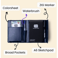 Travel Paint Kit - Vegan Leather