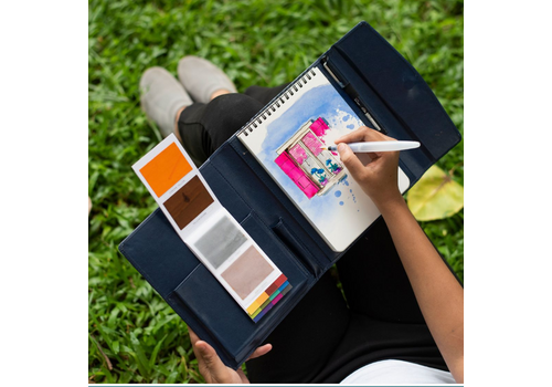  Viviva Colors Travel Paint Kit - Vegan Leather 