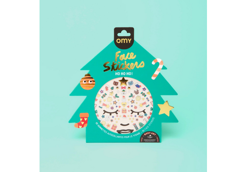  OMY Hohoho Holiday Face Stickers 