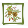 Alice's Cottage Spiced Mug Mat Holiday Pinecones