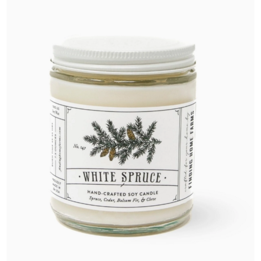 White Spruce Soy Candle Small Jar