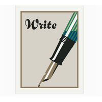 Write Elegant Fountain Pen Magnet