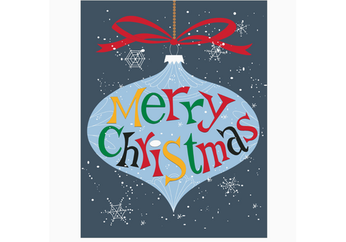  Fridgedoor Merry Christmas Ornament Magnet 