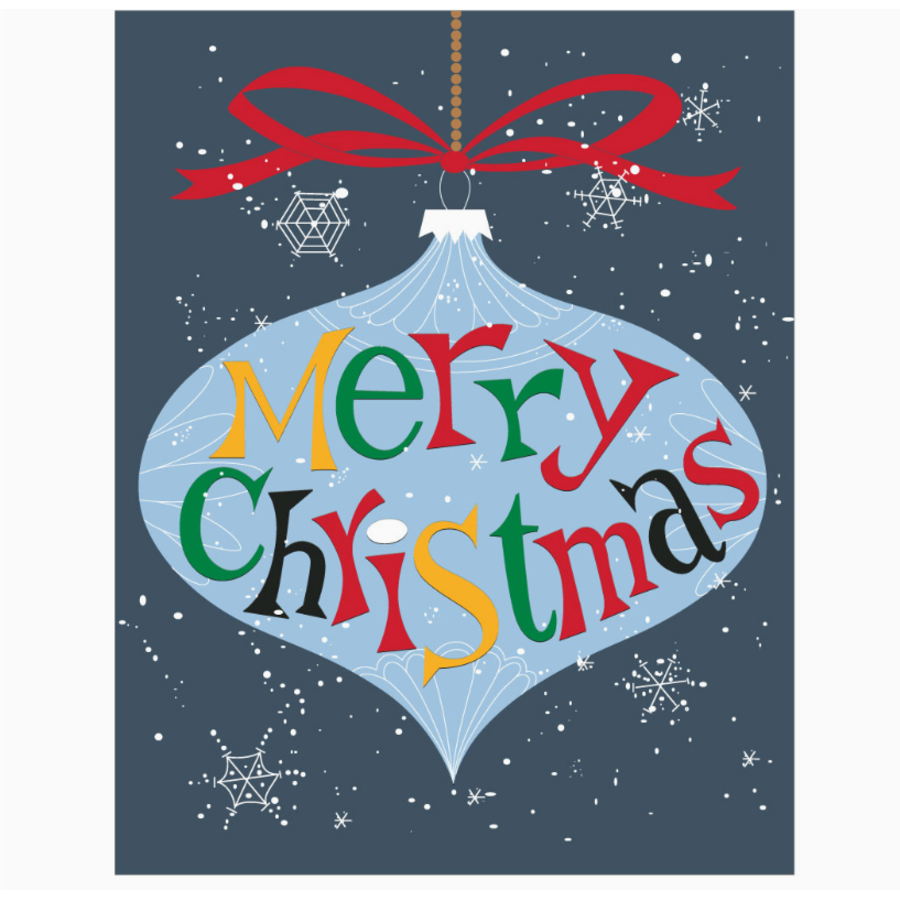 Merry Christmas Ornament Magnet