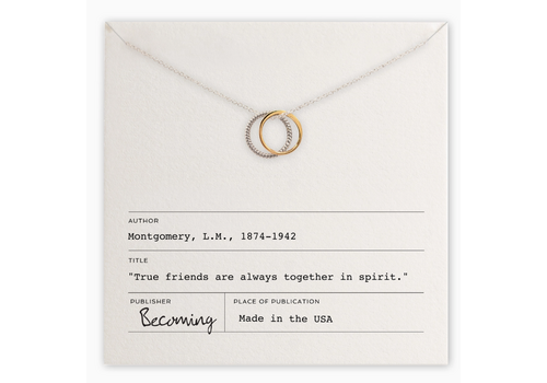  Becoming True Friends Necklace 