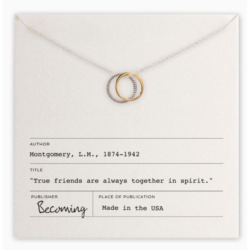  Becoming True Friends Necklace 
