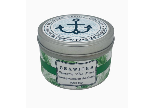  Seawicks Beneath the Pines 100% Soy Large Travel Tin 