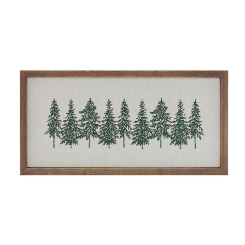  Melrose International, LLC Framed Trees (Embroidery) 16" x 8" 