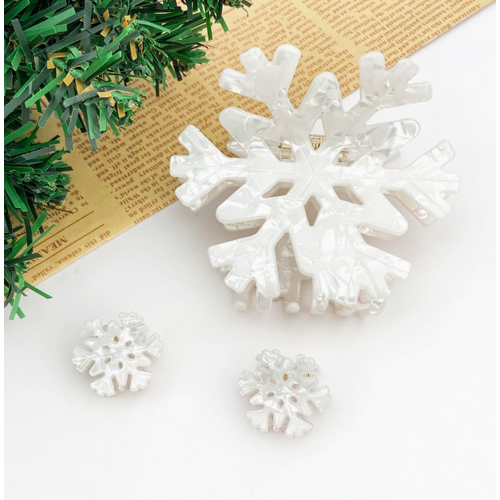  TheDivaSoap Snowflake Hair Clip 