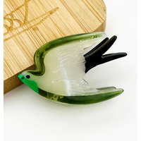 Mini Swallow Claw Clip Green