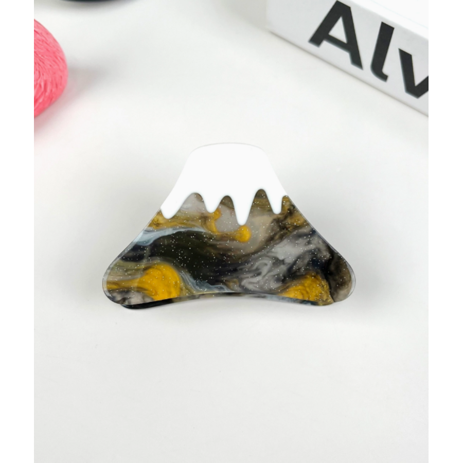 Snow Mountain Claw Clip Grey