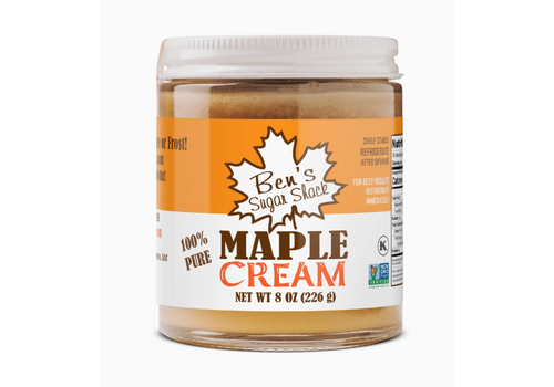  Ben's Sugar Shack Pure Maple Cream 8 oz 