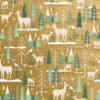 Jillson & Roberts Winter Serenity Gold Gift Wrap Roll